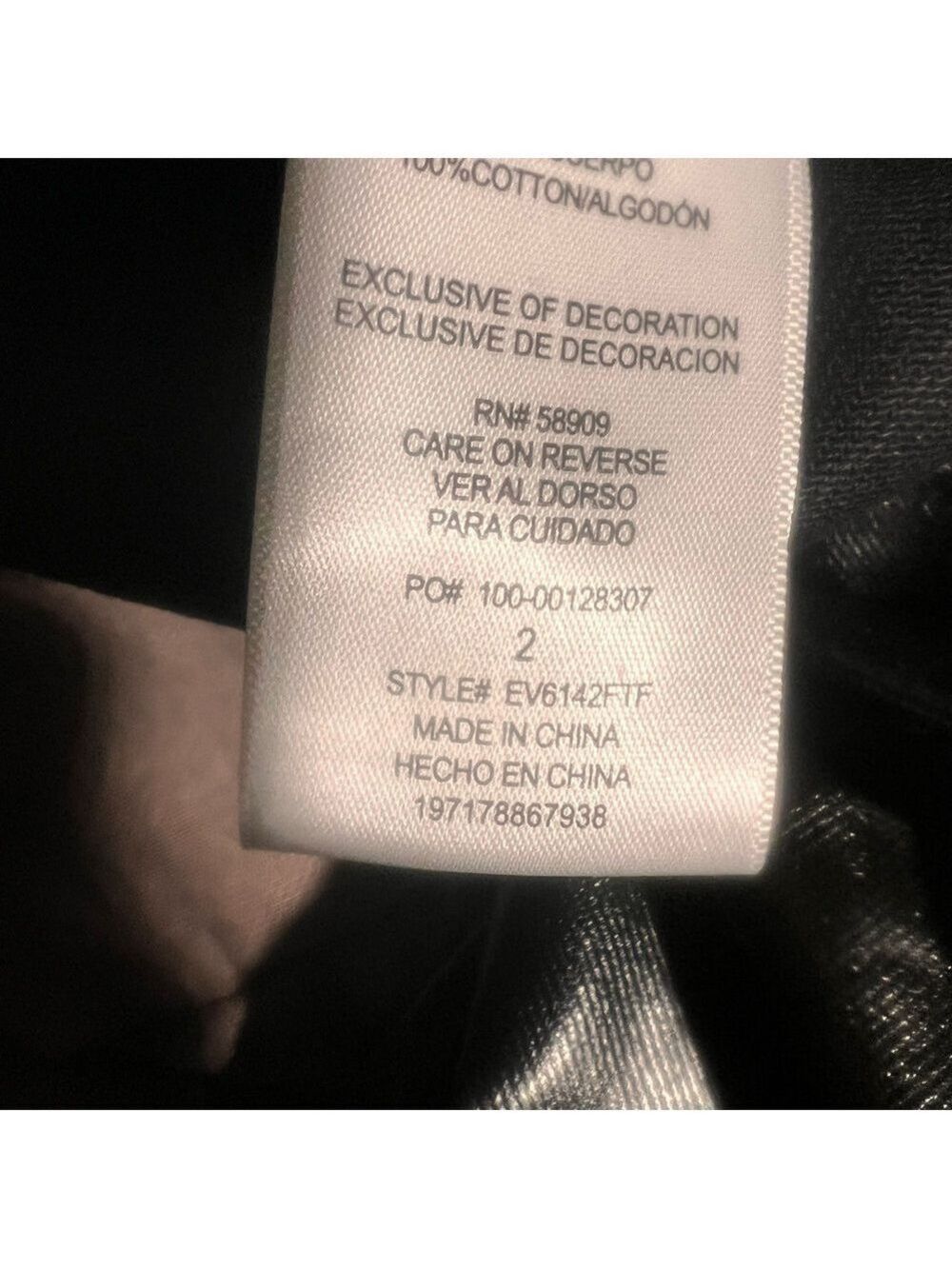 NWT $99 Everlane EVERY Coated Cotton Faux Leather Straight-Leg Pants – Varied - Picture 9 of 10